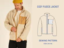 Load image into Gallery viewer, Cozy Fleece Jacket sewing pattern
