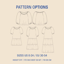 Load image into Gallery viewer, Moira blouse Sewing Pattern
