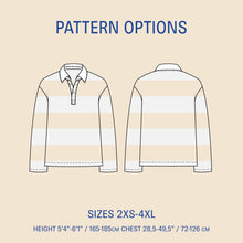 Load image into Gallery viewer, Rugby Polo Shirt Sewing Pattern
