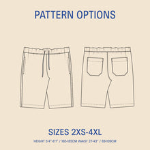 Load image into Gallery viewer, Summer Shorts sewing pattern
