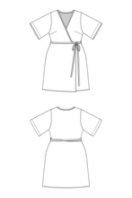 Load image into Gallery viewer, AARIA mini wrap dress
