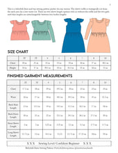 Load image into Gallery viewer, Babydoll Dress and Top Sewing Pattern
