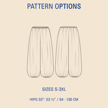 Load image into Gallery viewer, Bubble Pants Sewing Pattern
