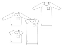 Load image into Gallery viewer, Tshirt/robe Jeanne
