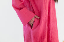 Load image into Gallery viewer, Close up of hand in the pocket of #157 Moroccan Djellaba
