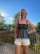 Load image into Gallery viewer, Elastic Gathered Tank Top
