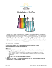 Load image into Gallery viewer, Elastic Gathered Tank Top
