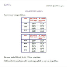 Load image into Gallery viewer, Flower Apron Smock Pattern
