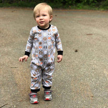 Load image into Gallery viewer, Funny Friends Long Romper Pattern
