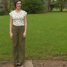 Load image into Gallery viewer, Hepburn pants Sewing Pattern Wardrobe By Me
