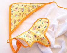 Load image into Gallery viewer, Hooded Towel and Mitten Pattern
