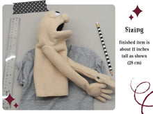 Load image into Gallery viewer, Human Hand &amp; Rod Puppet Pattern
