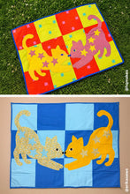 Load image into Gallery viewer, Katzen Quilt Schnittmuster

