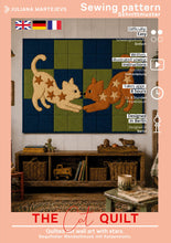 Load image into Gallery viewer, Katzen Quilt Schnittmuster

