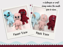 Load image into Gallery viewer, Monster Pocket Puppet PDF Sewing Pattern with No-Sew Option
