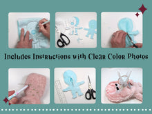 Load image into Gallery viewer, Monster Pocket Puppet PDF Sewing Pattern with No-Sew Option
