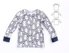 Load image into Gallery viewer, Monster Snug Fit T-Shirt Pattern
