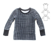 Load image into Gallery viewer, Monster Snug Fit T-Shirt Pattern
