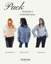 Load image into Gallery viewer, PACK FW25 ARCHIVE- 5 Patrons de couture PDF|DOMANI PATTERNS| FR SEULEMENT  
