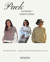 Load image into Gallery viewer, PACK FW25 ARCHIVE- 5 Patrons de couture PDF|DOMANI PATTERNS| FR SEULEMENT  
