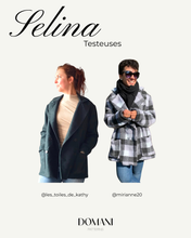 Load image into Gallery viewer, PATRON DE COUTURE PDF | BLAZER/ VESTE SELINA|DOMANI PATTERNS | FR SEULEMENT | XS\3XL
