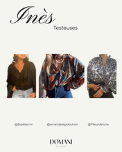 Load image into Gallery viewer, PATRON DE COUTURE PDF | BLOUSE/ROBE INES |DOMANI PATTERNS | FR SEULEMENT | XS\3XL
