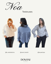 Load image into Gallery viewer, PATRON DE COUTURE PDF | CHEMISE NOA |DOMANI PATTERNS | FR SEULEMENT | XS\3XL
