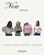Load image into Gallery viewer, PATRON DE COUTURE PDF | CHEMISE NOA |DOMANI PATTERNS | FR SEULEMENT | XS\3XL
