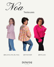 Load image into Gallery viewer, PATRON DE COUTURE PDF | CHEMISE NOA |DOMANI PATTERNS | FR SEULEMENT | XS\3XL
