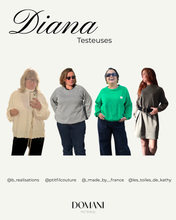 Load image into Gallery viewer, PATRON DE COUTURE PDF |SWEAT DIANA|DOMANI PATTERNS | FR SEULEMENT | XS\3XL
