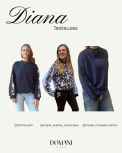 Load image into Gallery viewer, PATRON DE COUTURE PDF |SWEAT DIANA|DOMANI PATTERNS | FR SEULEMENT | XS\3XL
