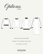 Load image into Gallery viewer, PATRON DE COUTURE PDF |SWEAT DIANA|DOMANI PATTERNS | FR SEULEMENT | XS\3XL
