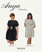 Load image into Gallery viewer, PATRON DE COUTURE PDF | ROBE/ TOP ANYA | DOMANI PATTERNS | FR/EN | XXS\3XL
