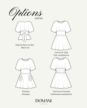 Load image into Gallery viewer, PATRON DE COUTURE PDF | ROBE/ TOP ANYA | DOMANI PATTERNS | FR/EN | XXS\3XL
