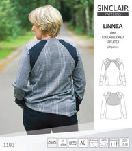 Load image into Gallery viewer, Linnea colorblocked sweater (PDF)
