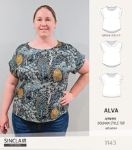Load image into Gallery viewer, Alva woven dolman style top (PDF)
