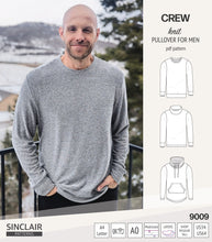 Load image into Gallery viewer, Crew pullover for men (PDF)

