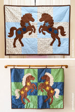 Load image into Gallery viewer, Pferd Quilt Schnittmuster

