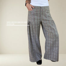 Load image into Gallery viewer, PT002 - Pantalon jambe larges à poches froncées
