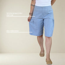 Load image into Gallery viewer, PT002 - Pantalon jambe larges à poches froncées
