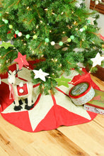 Load image into Gallery viewer, Quilted Fair Isle Tree Skirt Sewing Pattern
