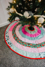 Load image into Gallery viewer, Striped Christmas Tree Skirt Sewing Pattern

