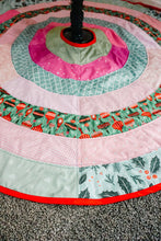 Load image into Gallery viewer, Striped Christmas Tree Skirt Sewing Pattern
