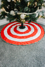 Load image into Gallery viewer, Striped Christmas Tree Skirt Sewing Pattern
