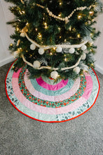 Load image into Gallery viewer, Striped Christmas Tree Skirt Sewing Pattern
