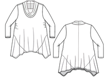 Load image into Gallery viewer, Style Falcon Gorgeous Godet Top Sewing Pattern
