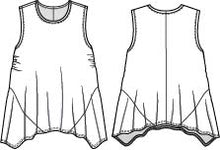 Load image into Gallery viewer, Style Falcon Gorgeous Godet Top Sewing Pattern
