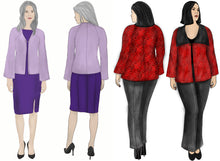 Load image into Gallery viewer, Style Falcon Positive Space Jacket Digital Sewing Pattern
