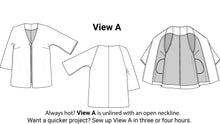Load image into Gallery viewer, Style Falcon Positive Space Jacket Digital Sewing Pattern
