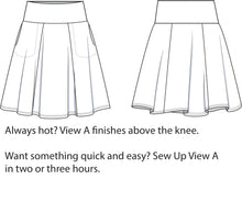 Load image into Gallery viewer, Style Falcon Straight A's Skirt Digital Sewing Pattern

